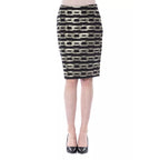 BYBLOS Black Viscose Women Skirt