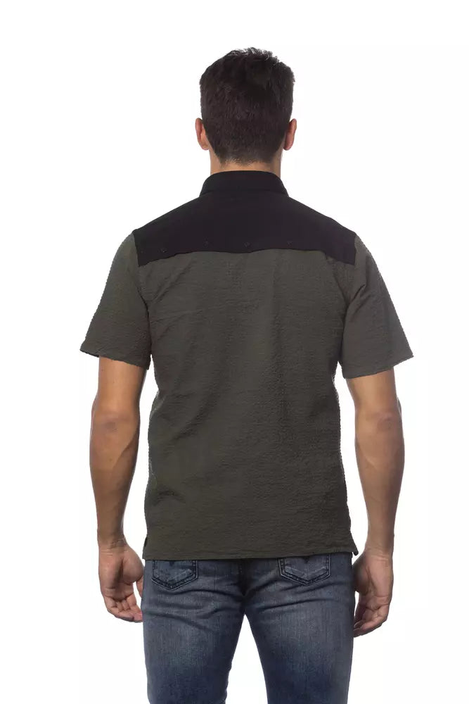 Verri Army Cotton Men Shirt Verri
