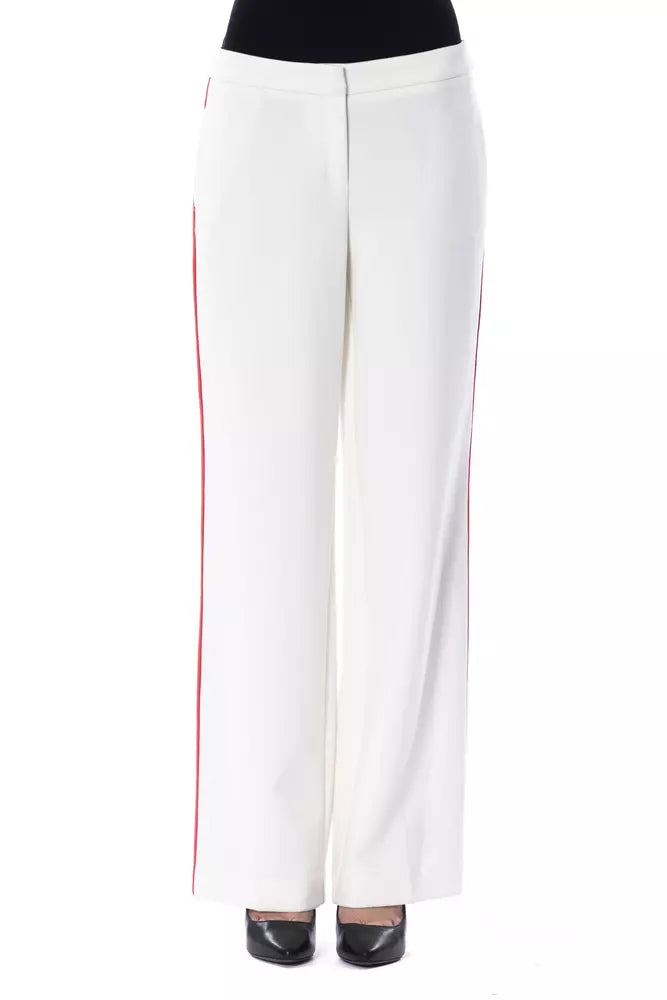 BYBLOS White Polyester Women's Pant BYBLOS
