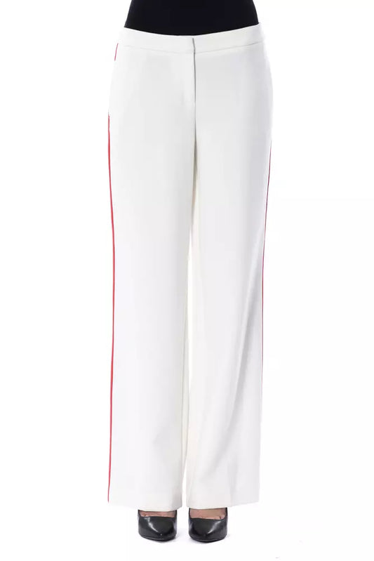 BYBLOS White Polyester Women's Pant BYBLOS