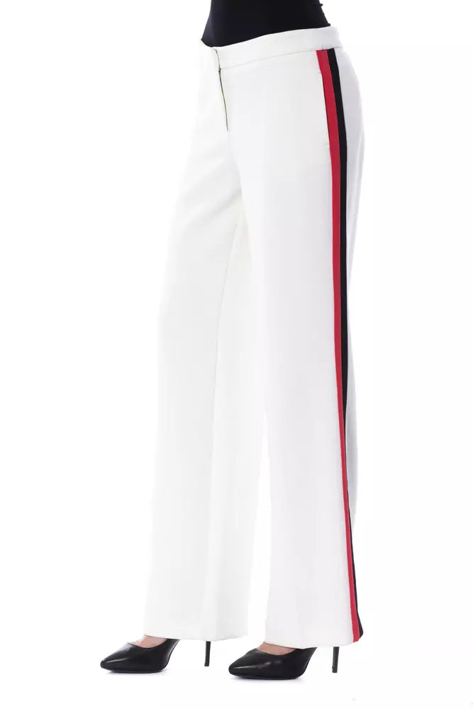 BYBLOS White Polyester Women's Pant BYBLOS