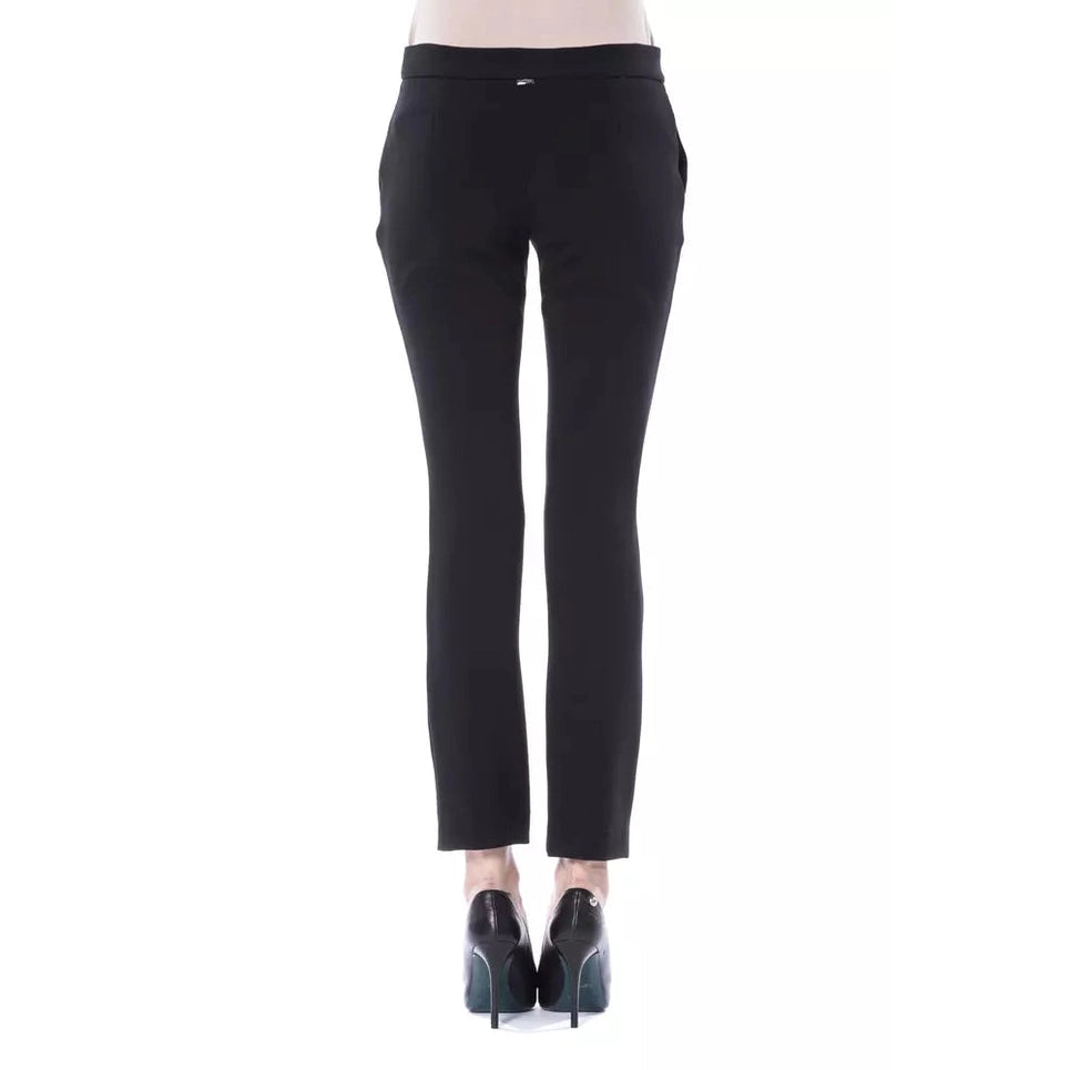 BYBLOS Black Polyester Women Pants