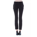 BYBLOS Black Polyester Women Pants