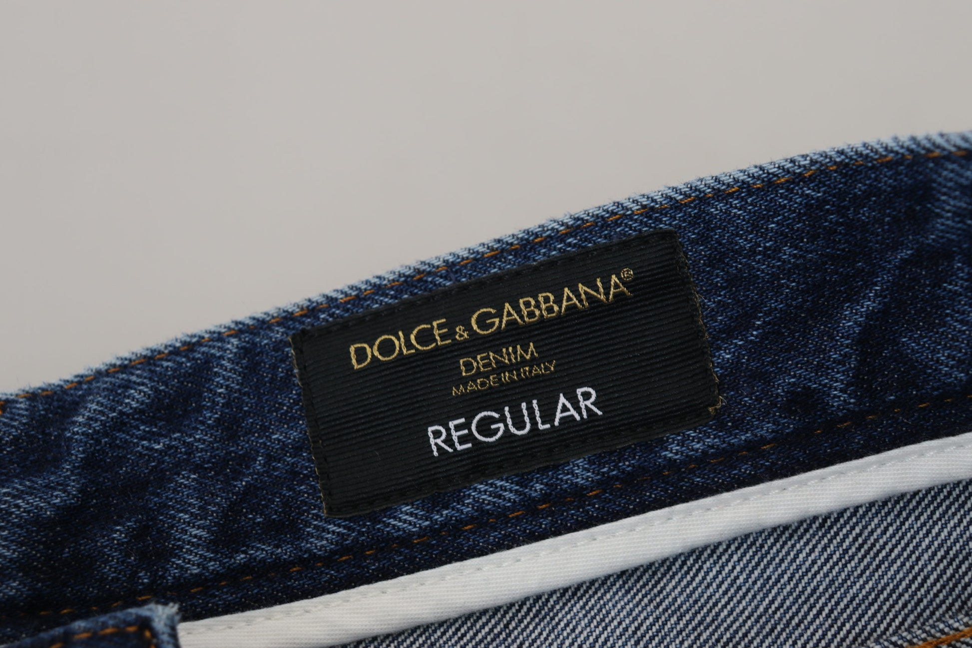 Dolce & Gabbana Blue Cotton Tattered Men Denim Jeans Dolce & Gabbana
