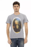 Trussardi Action Gray Cotton Men's T-Shirt