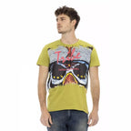 Trussardi Action Green Cotton Men's T-Shirt