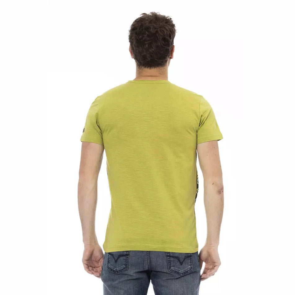 Trussardi Action Green Cotton Men's T-Shirt