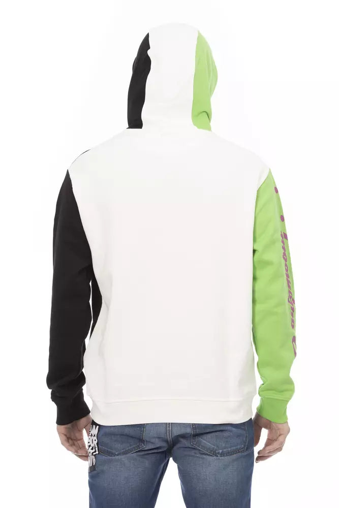 Automobili Lamborghini White Cotton Men's Hoodie Automobili Lamborghini