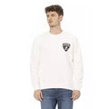 Automobili Lamborghini White Cotton Men's Sweater
