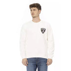 Automobili Lamborghini White Cotton Men's Sweater
