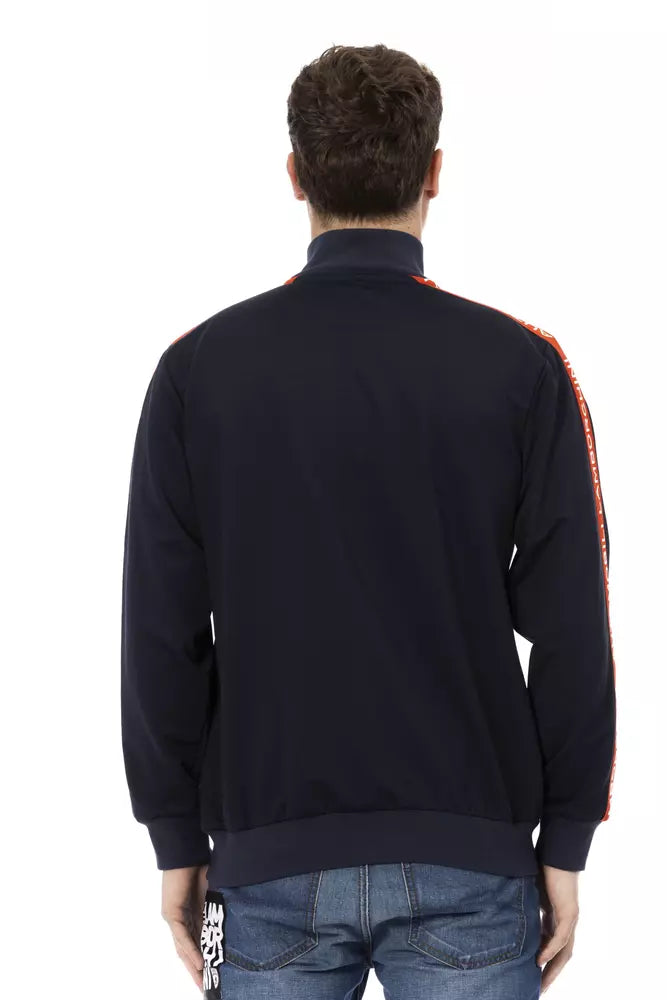 Automobili Lamborghini Blue Polyester Men Sweatshirt Automobili Lamborghini