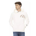 Automobili Lamborghini White Cotton Men's Sweater with Pockets
