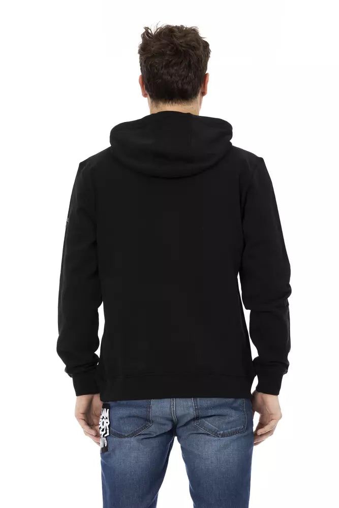 Automobili Lamborghini Black Cotton Men Sweatshirt Automobili Lamborghini