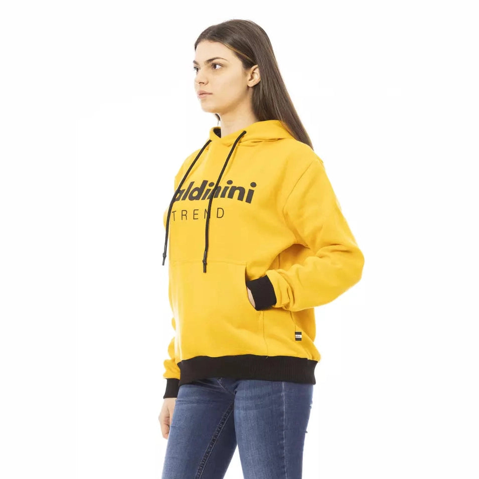 Baldinini Trend Yellow Cotton Women Hoodie