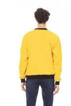 Baldinini Trend Yellow Cotton Men's Sweater Hoodie