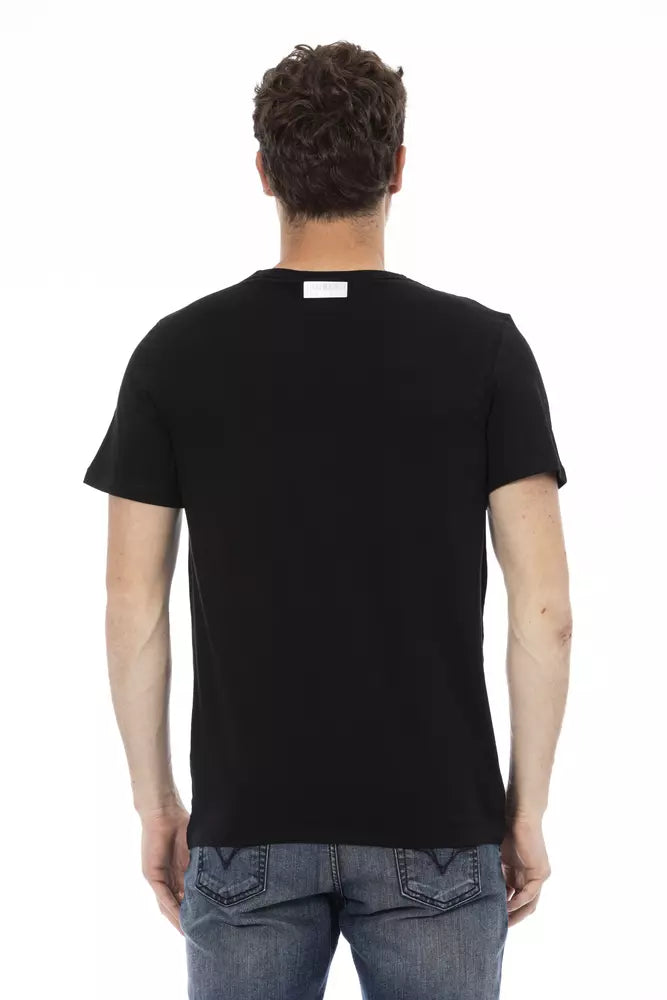 Bikkembergs Black Cotton Men T-Shirt Bikkembergs