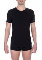 Bikkembergs Black Cotton Men T-Shirt Pack
