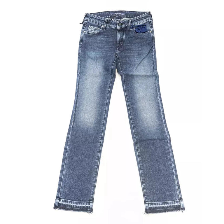 Jacob Cohen Blue Cotton Women Jeans Jacob Cohen