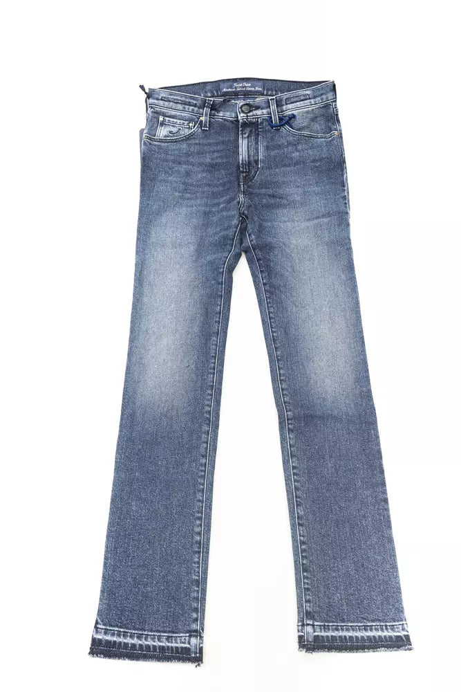 Jacob Cohen Blue Cotton Women's Slim Jeans Jacob Cohen