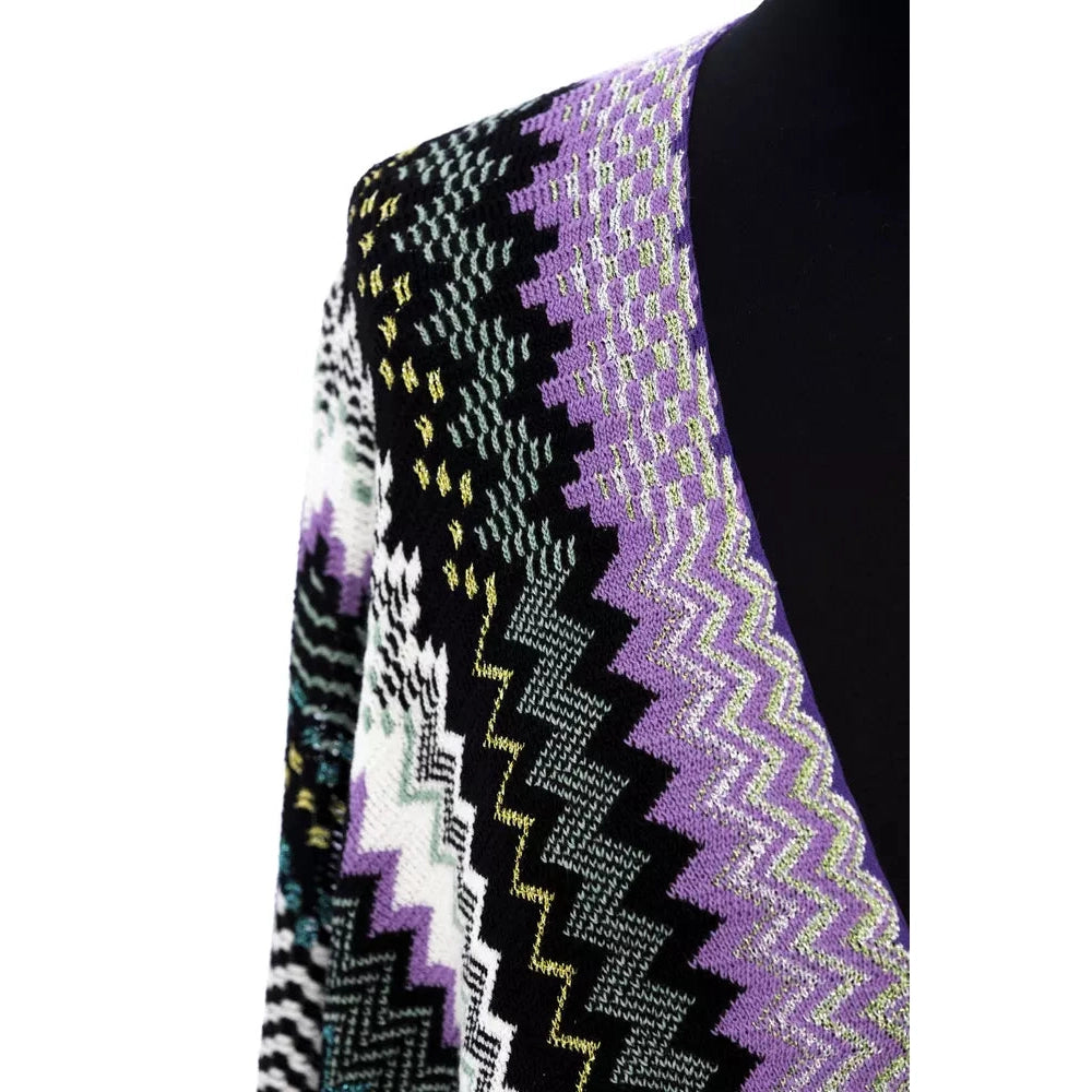 Missoni Multicolor Wool Women Poncho
