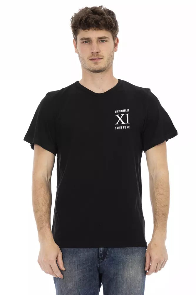 Bikkembergs Black Cotton Men's T-Shirt Bikkembergs