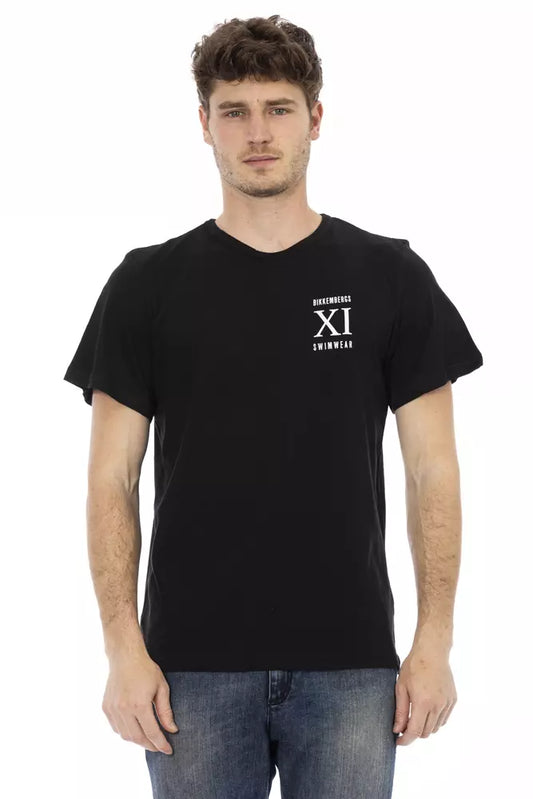 Bikkembergs Black Cotton Men's T-Shirt Bikkembergs