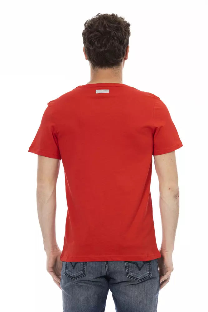Bikkembergs Red Cotton Men T-Shirt Bikkembergs