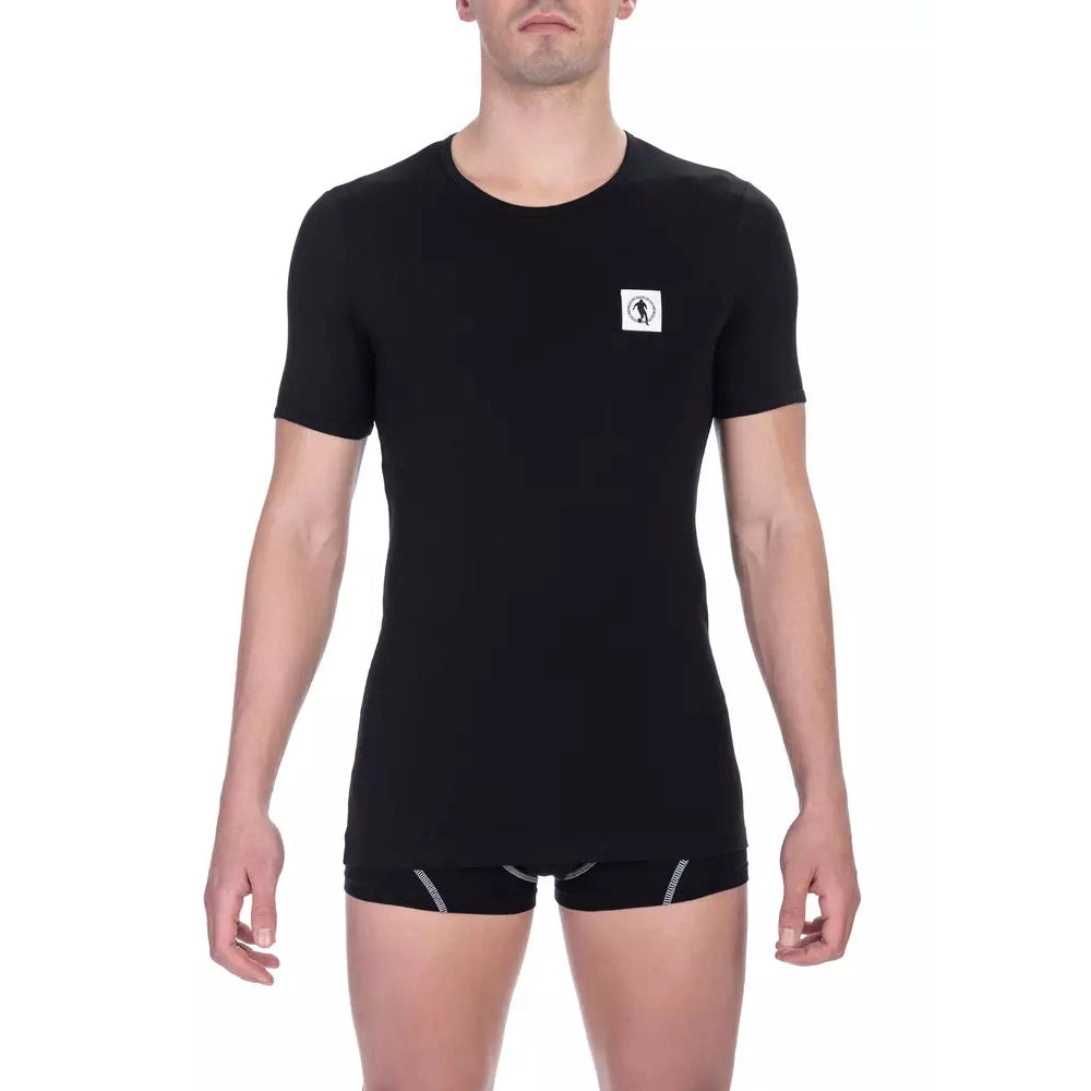 Bikkembergs Black Cotton Men's T-Shirt