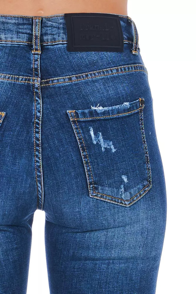 Frankie Morello Blue Denim Women's Jeans