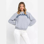 Trussardi Gray Cotton Women Sweatshirt