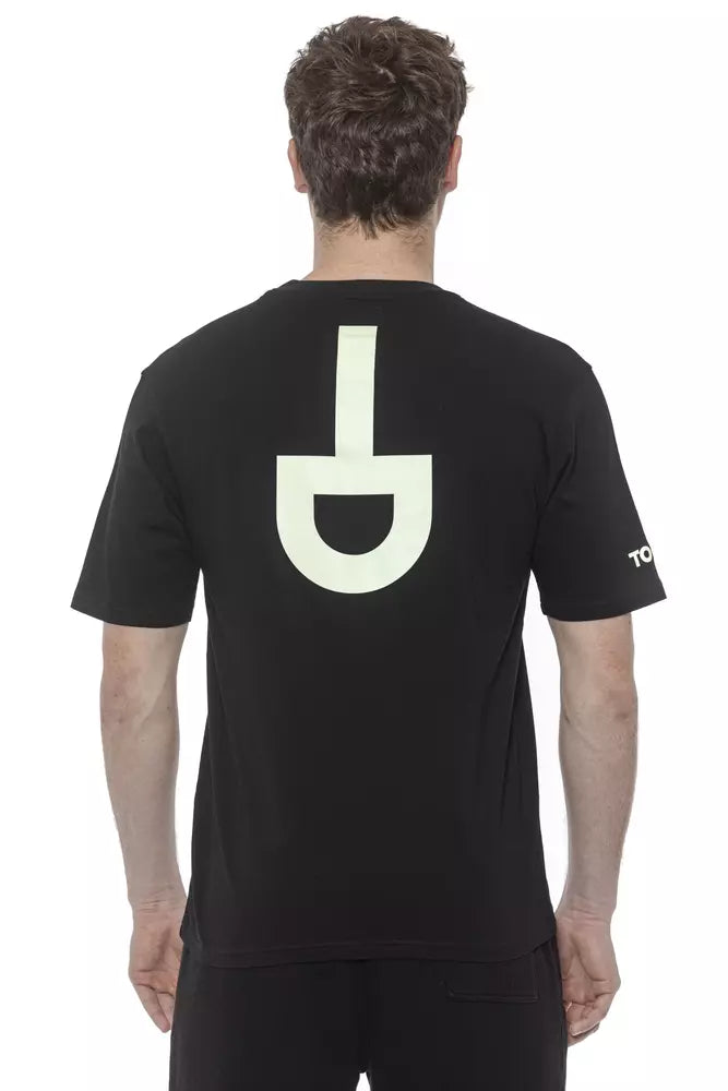 Tond Black Cotton Men's T-Shirt Tond