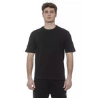 Tond Black Cotton Men T-Shirt