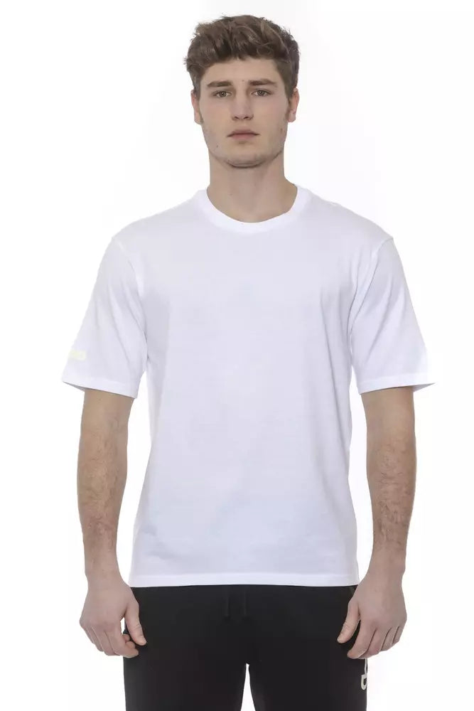 Tond White Cotton Men's T-Shirt Tond