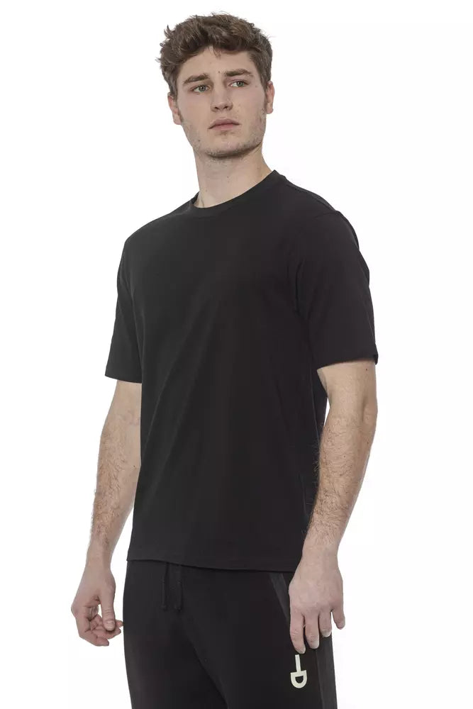 Tond Black Cotton Men's T-Shirt Tond