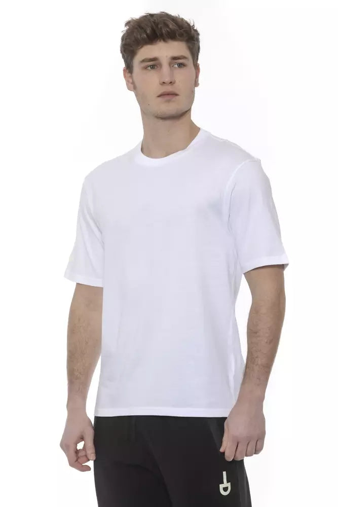 Tond White Cotton Men's T-Shirt Tond