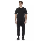 Tond Black Cotton Men T-Shirt