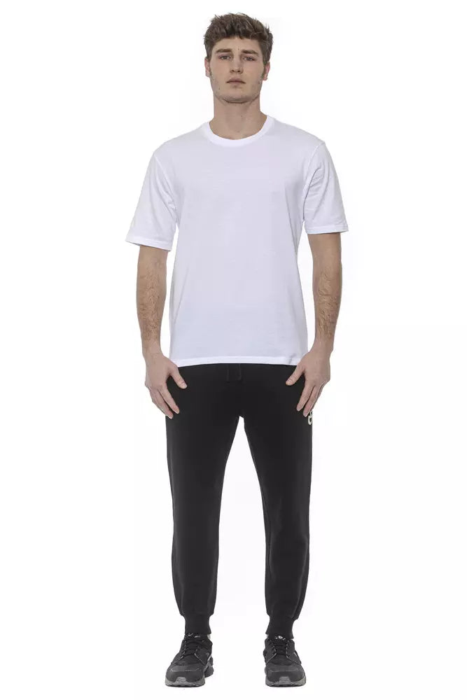 Tond White Cotton Men's T-Shirt Tond