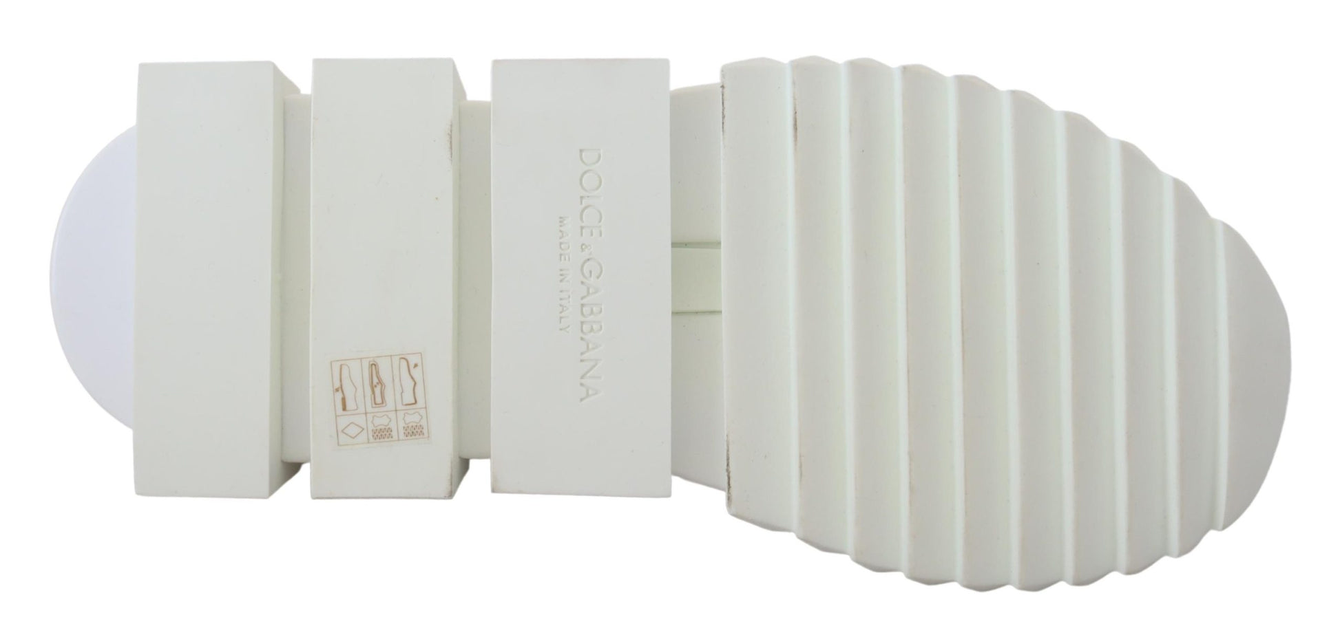 Dolce & Gabbana White Beige Sorrento Sneakers Shoes Dolce & Gabbana