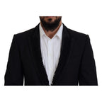 Dolce & Gabbana Black MARTINI Slim Fit Jacket Blazer