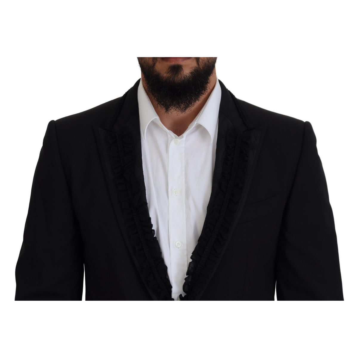 Dolce & Gabbana Black MARTINI Slim Fit Jacket Blazer