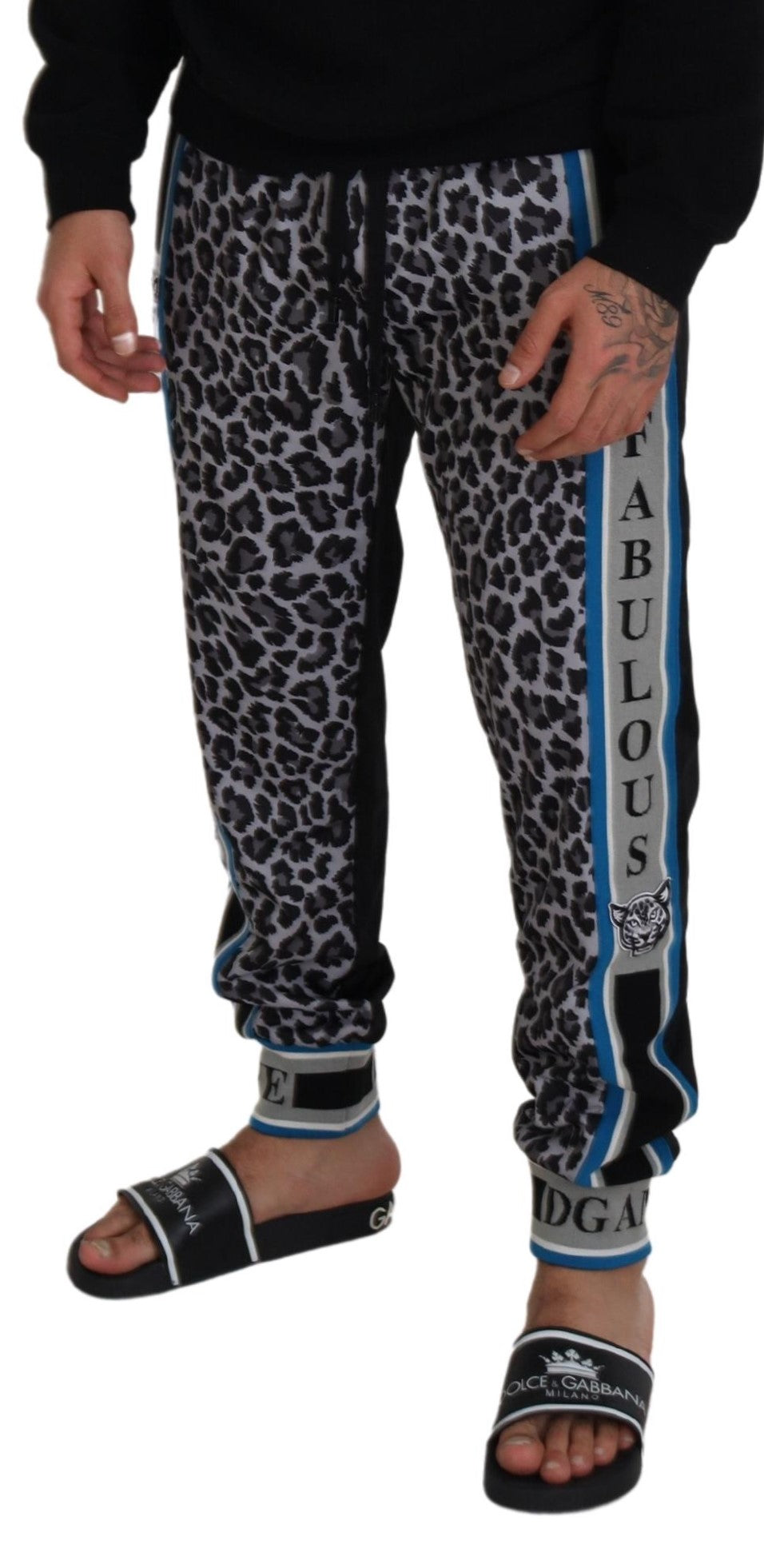 Dolce & Gabbana Multicolor DG King Leopard Print Jogger Pants Dolce & Gabbana