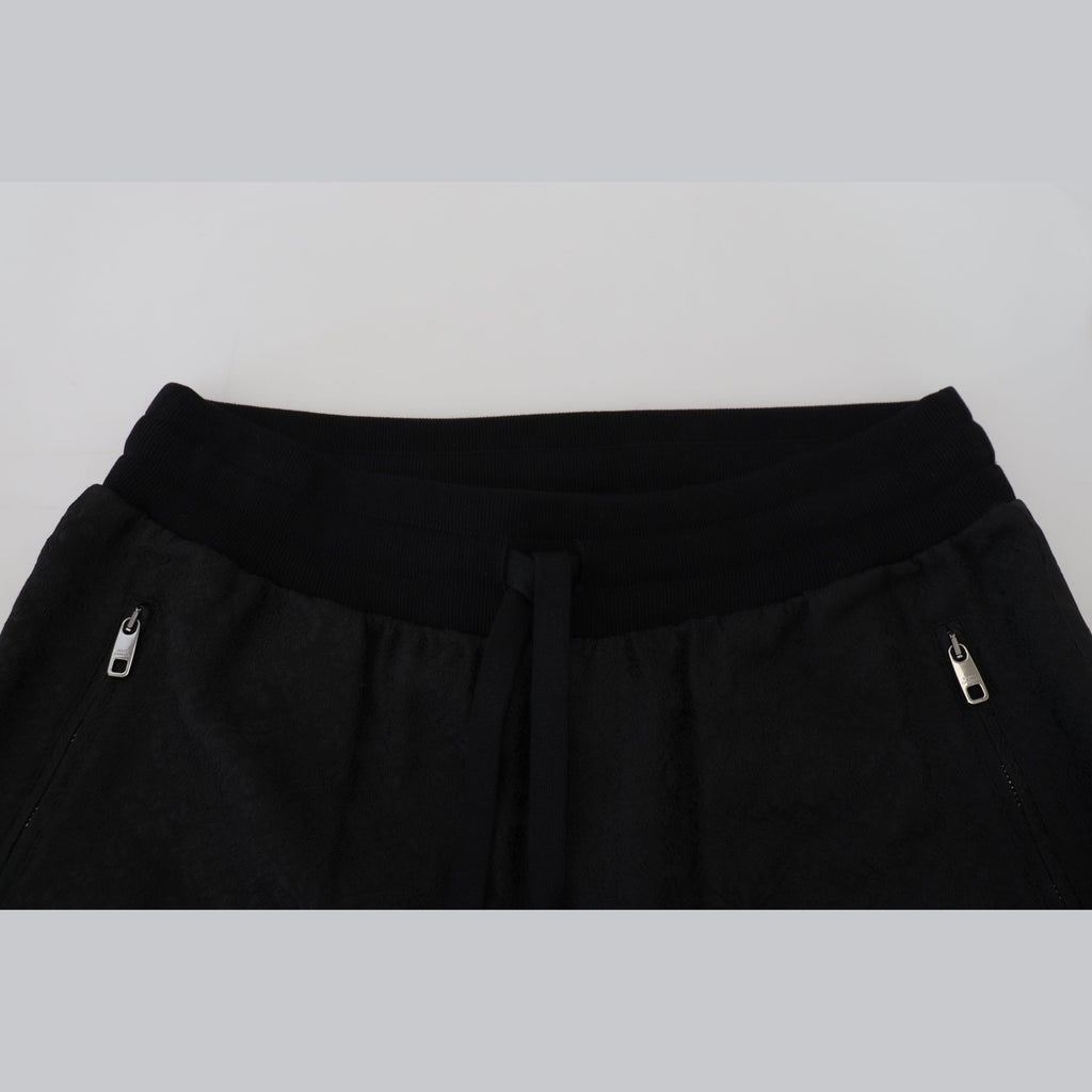 Dolce & Gabbana Black Men Casual Jogger Pants