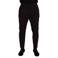 Dolce & Gabbana Brown Cotton Chino Men Pants