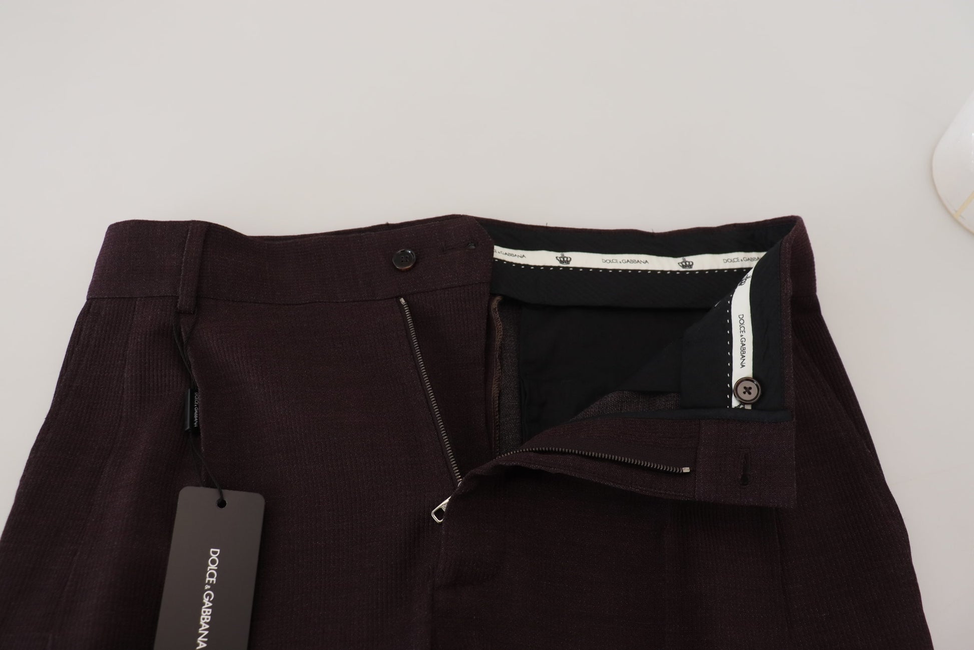 Dolce & Gabbana Brown Cotton Chino Men Pants Dolce & Gabbana