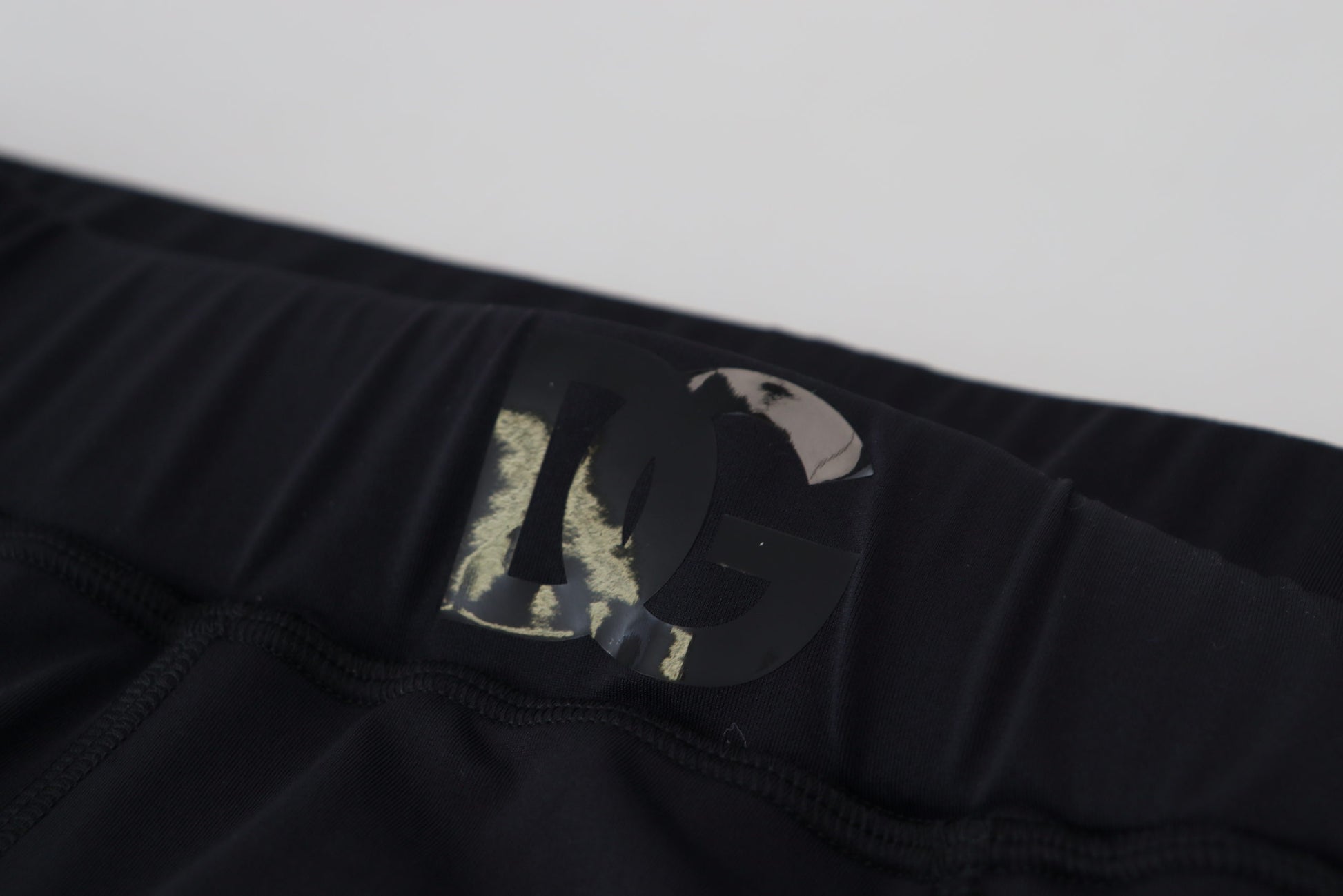 Dolce & Gabbana Black Nylon Slim Fit Stretch Pants Dolce & Gabbana
