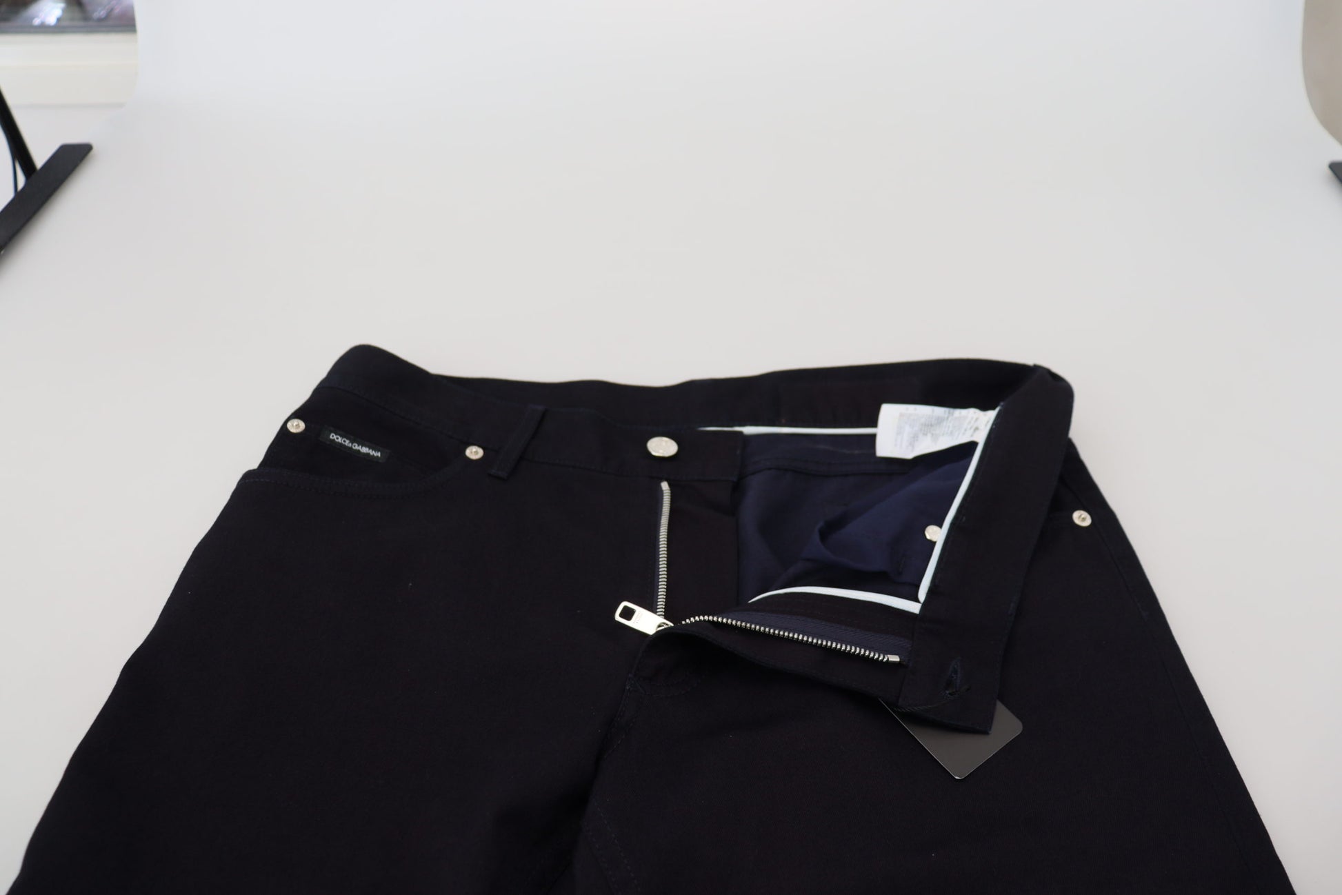 Dolce & Gabbana Black Cotton Skinny Casual Denim Jeans Dolce & Gabbana