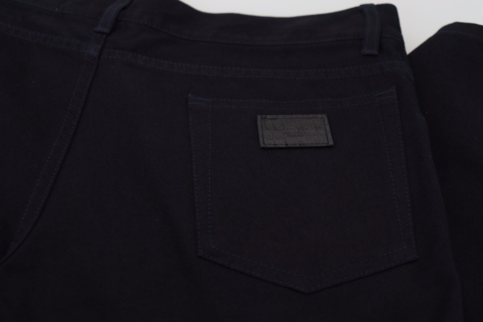 Dolce & Gabbana Black Cotton Skinny Casual Denim Jeans Dolce & Gabbana