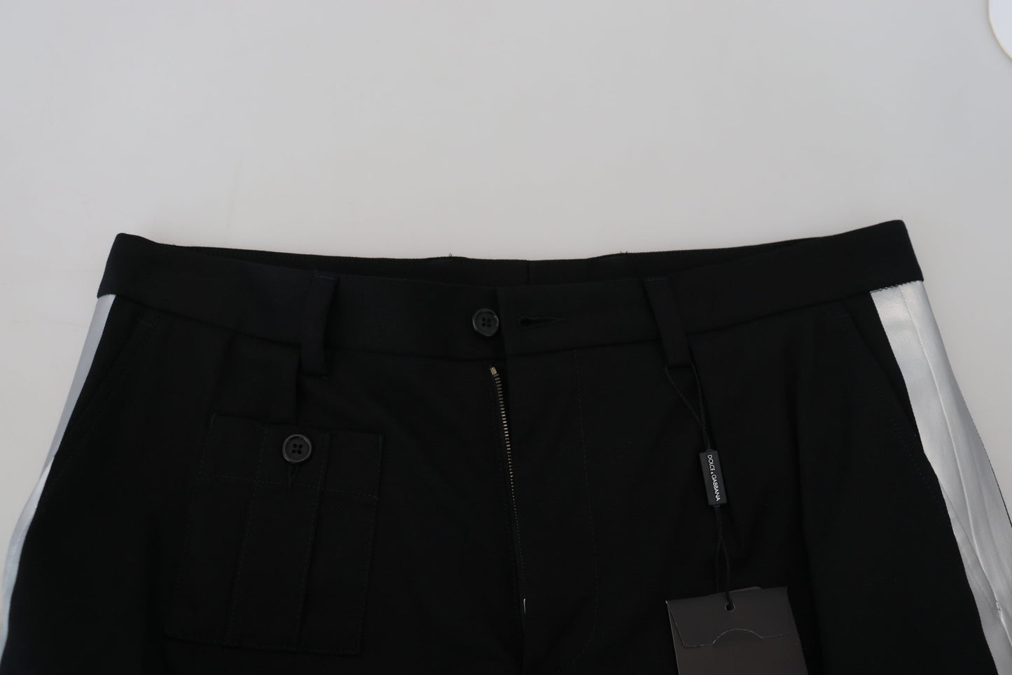 Dolce & Gabbana Black Bermuda Cargo Casual Shorts Dolce & Gabbana