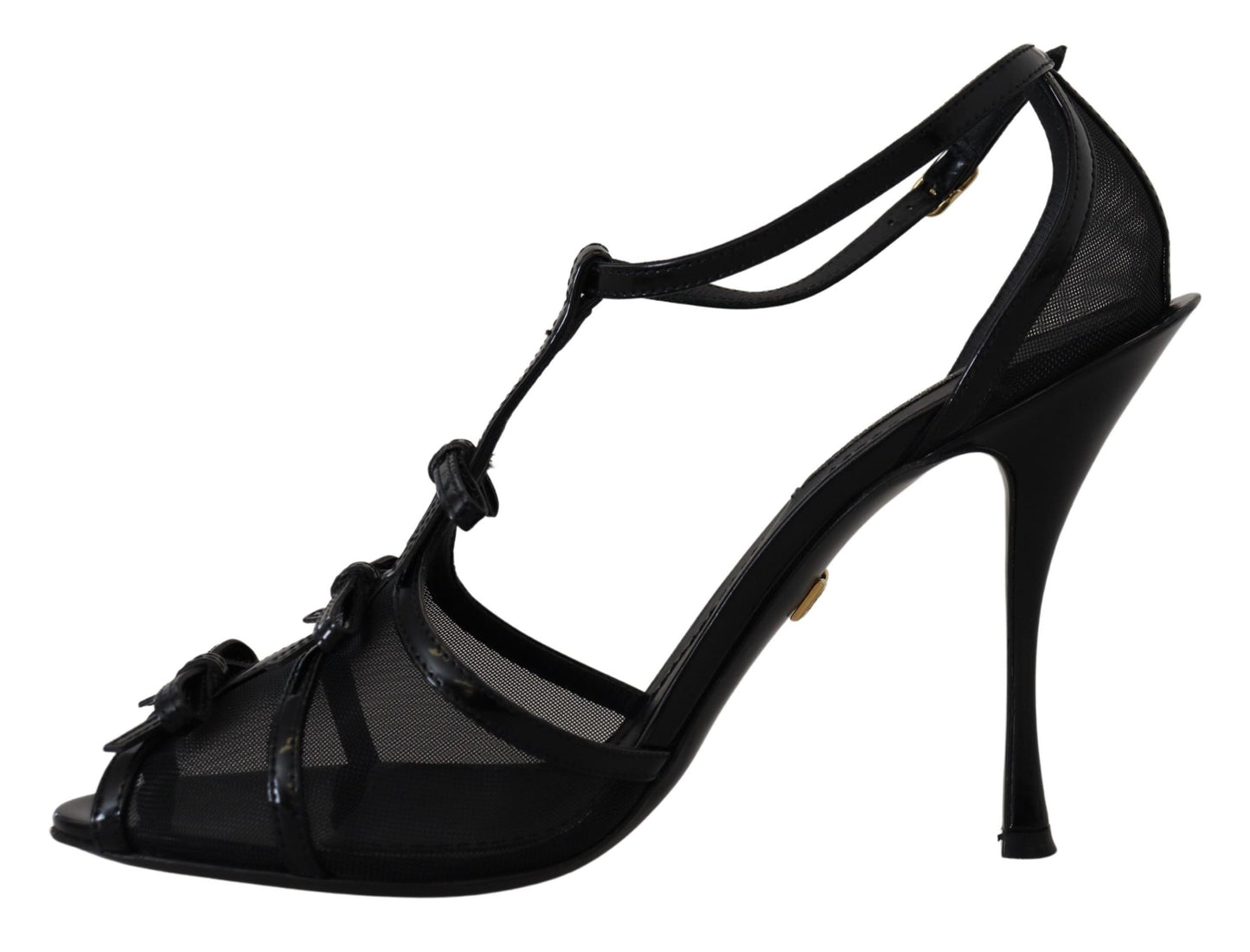 Dolce & Gabbana Black Stiletto High Heels Sandals Shoes Dolce & Gabbana