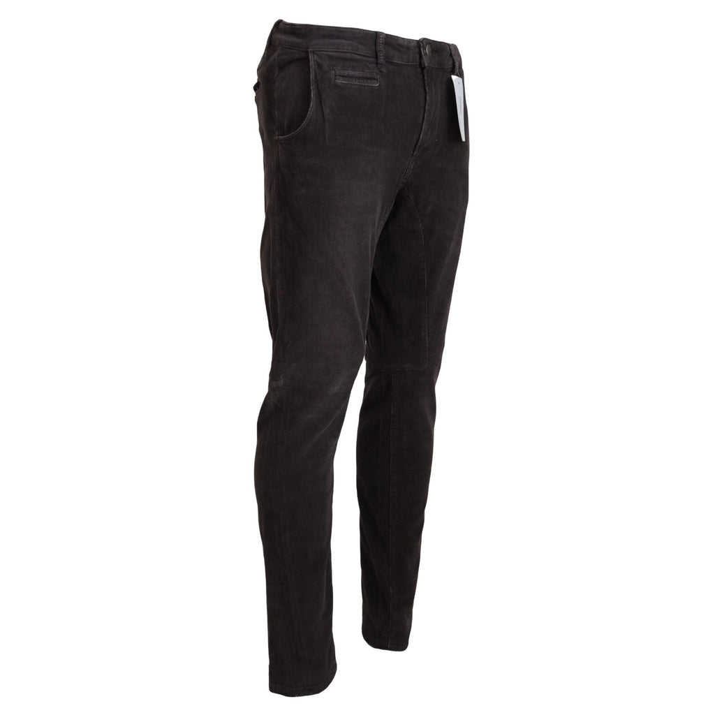 Acht Brown Cotton Straight Fit Men Casual Pants